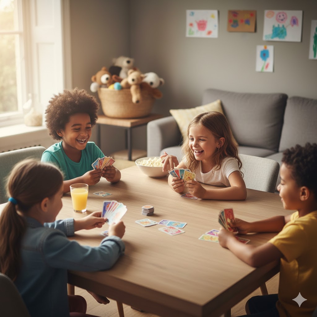 enkla kortspel för barn