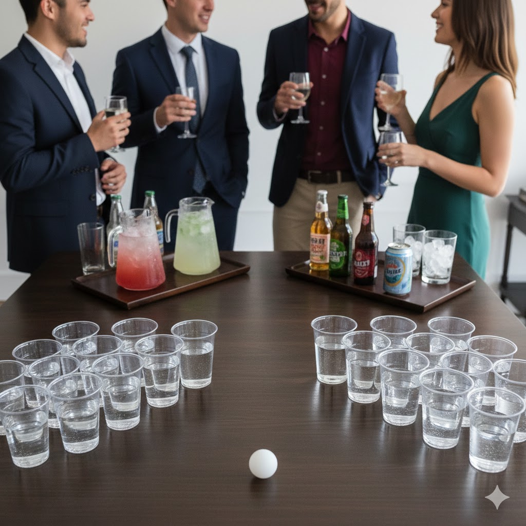 beer pong party
