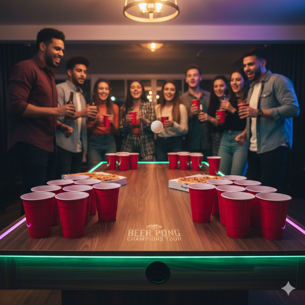 beer pong spel