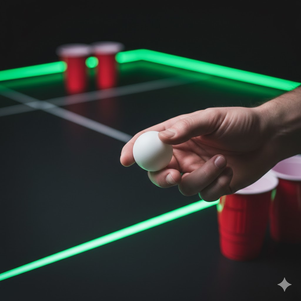 beer pong kastteknik