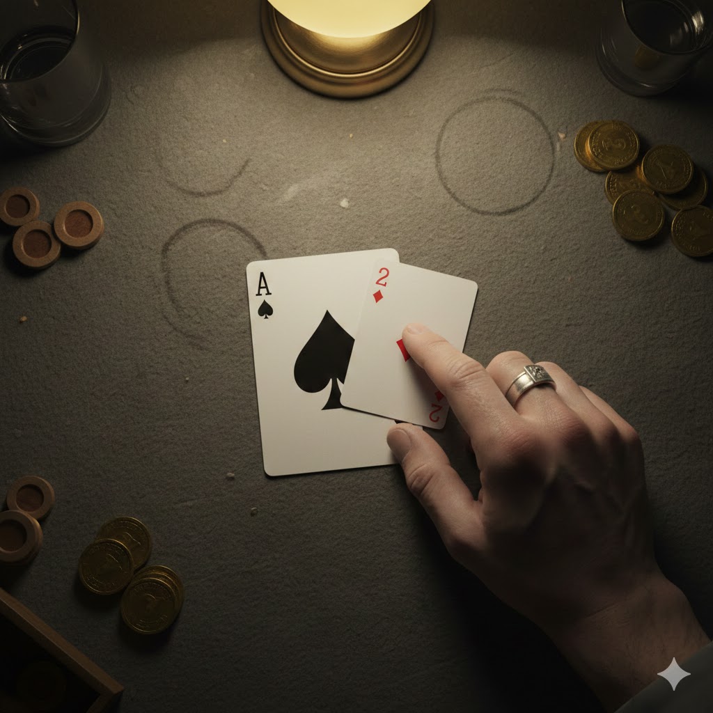 Sticktagning kotte kortspel