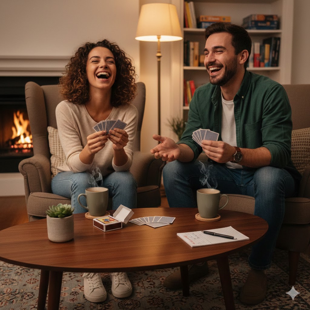 roliga kortspel för två