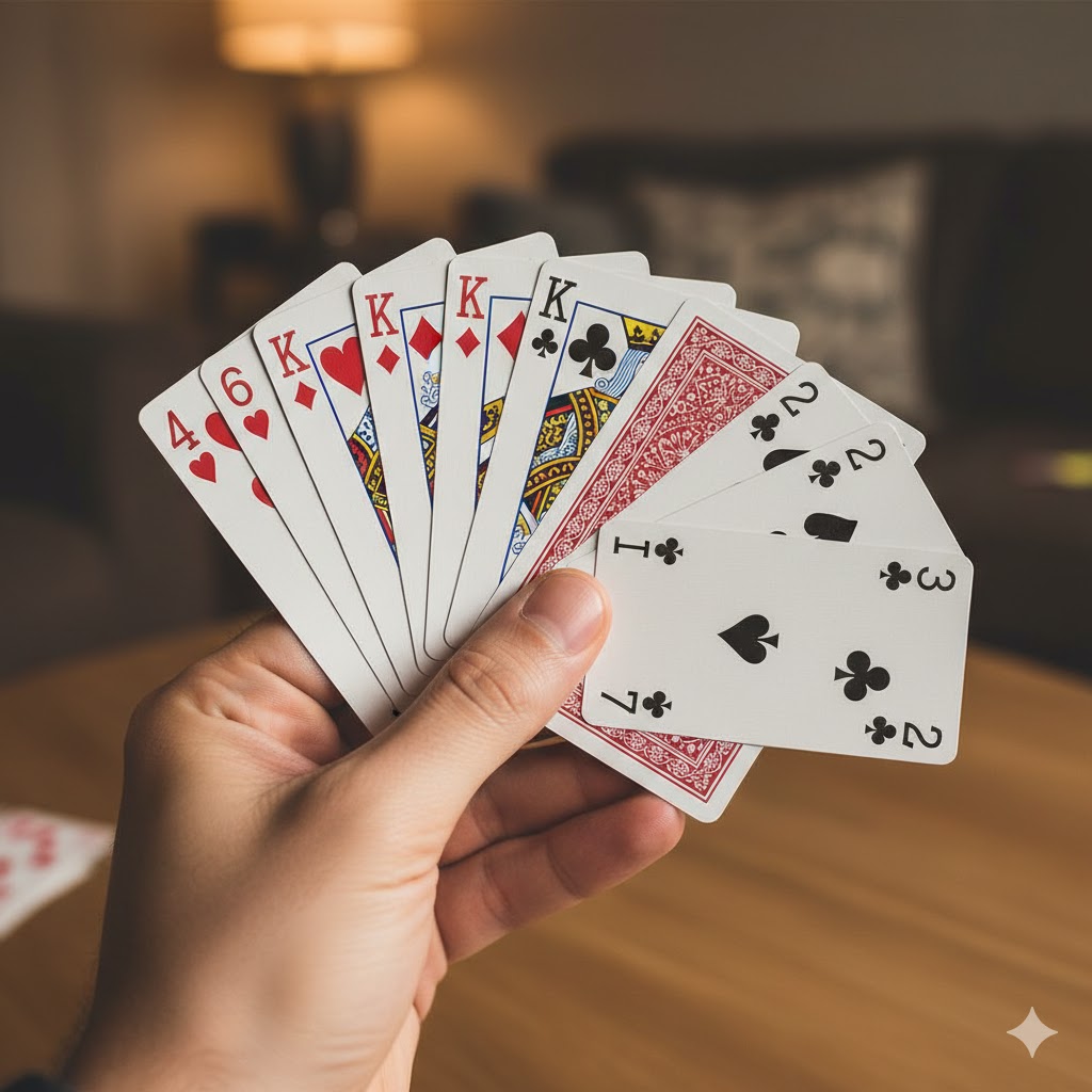 gin rummy spela på två