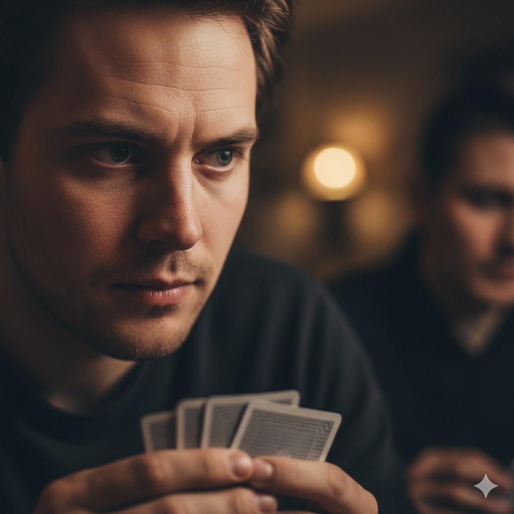 spela tecken kortspel