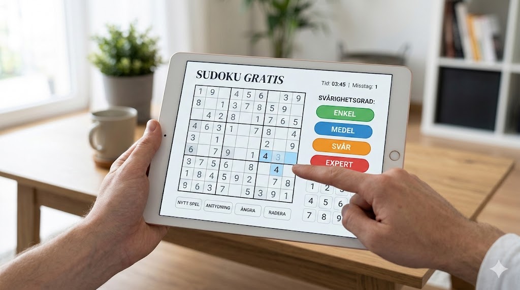 sudoku gratis på svenska