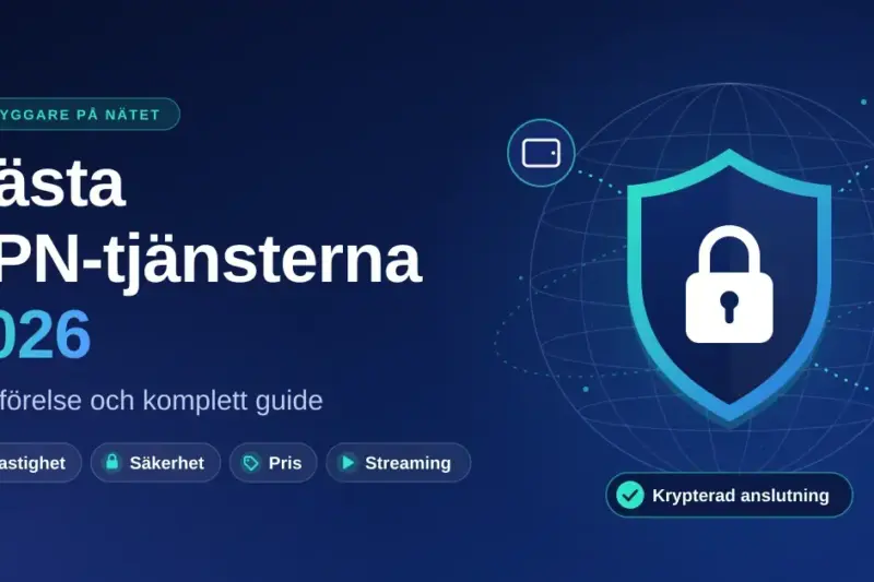Bästa VPN-tjänsterna 2026 – jämförelse och komplett guide