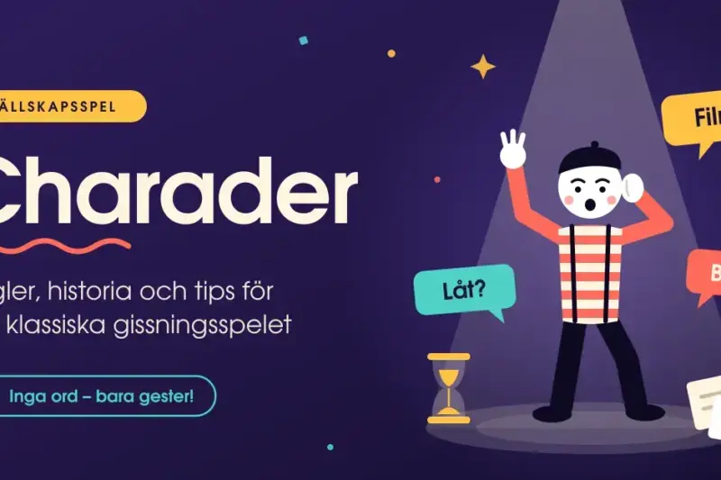 Charader – regler, historia och tips för det klassiska gissningsspelet