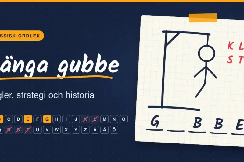 Hänga gubbe – regler, strategi och historia